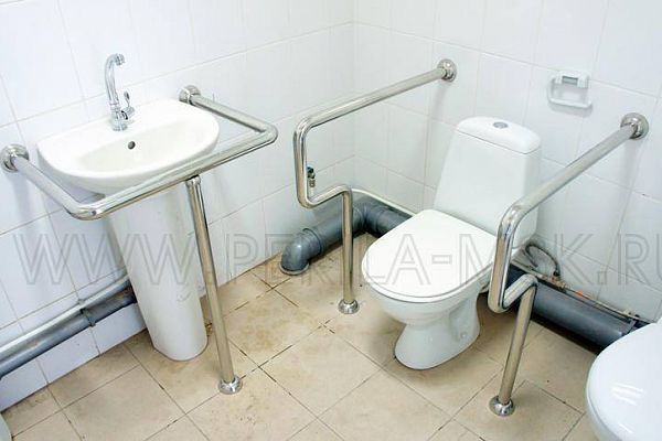 Поручни для инвалидов в ванную и туалет