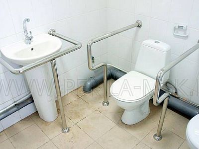 Поручни для инвалидов в ванную и туалет